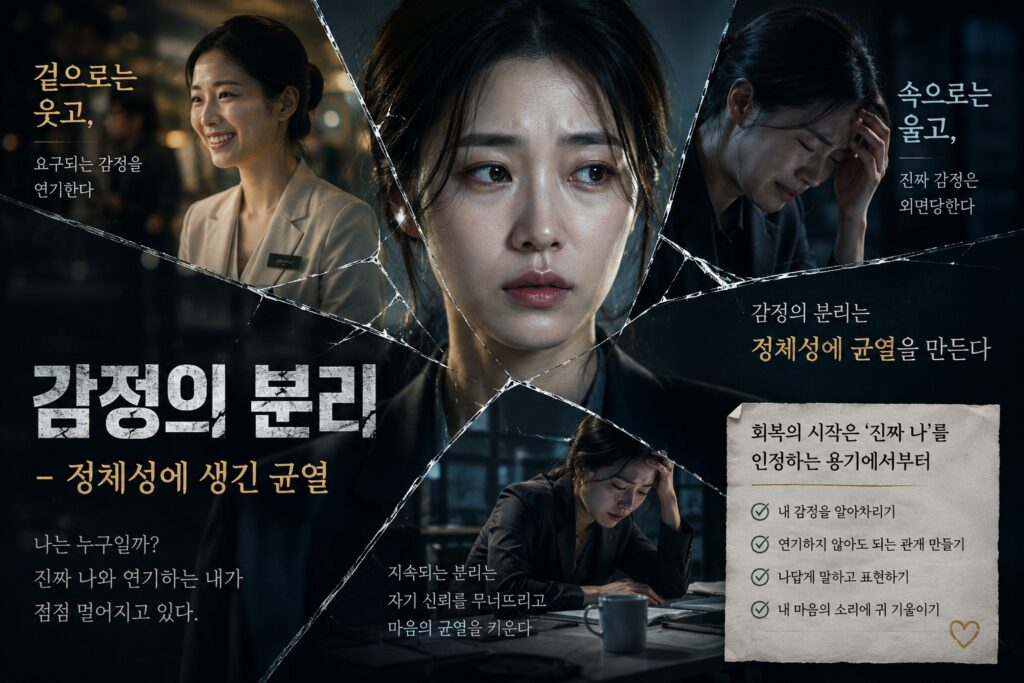 감정의 분리 – 정체성에 생긴 균열