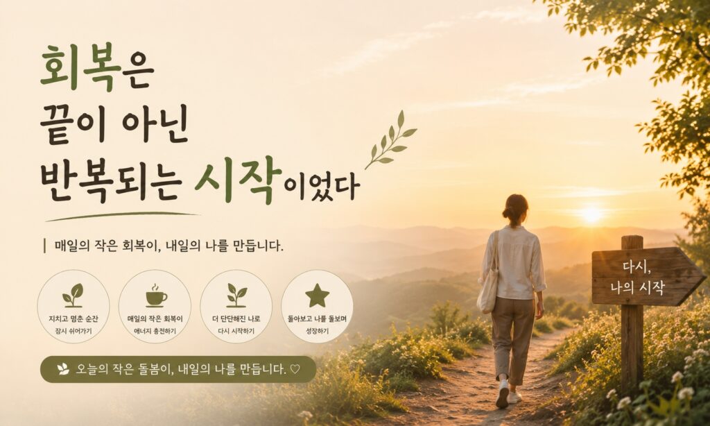  회복은 끝이 아닌 반복되는 시작이었다