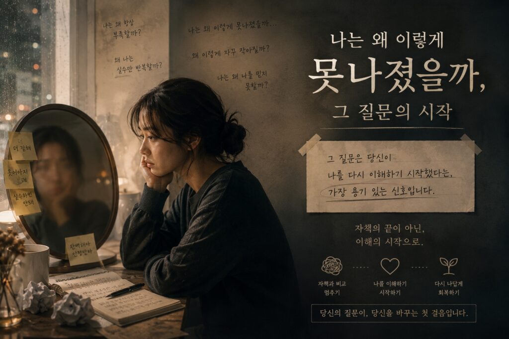 나는 왜 이렇게 못나졌을까, 그 질문의 시작