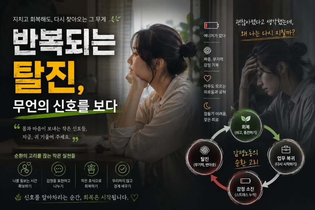 반복되는 탈진, 무언의 신호를 보다