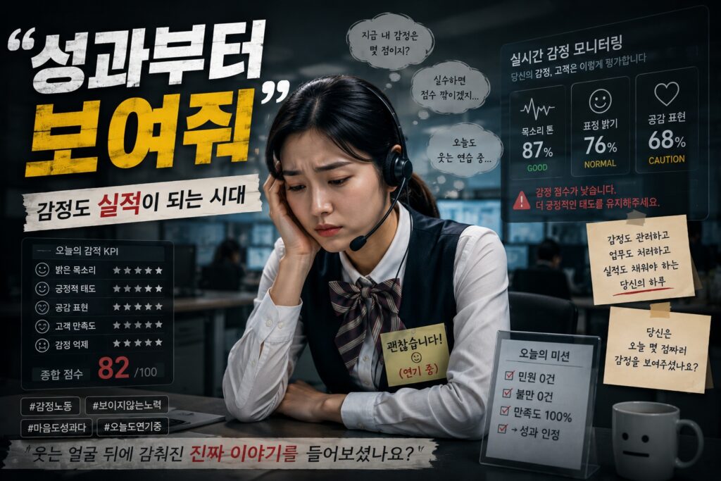 감정이 자원화될 때 시작되는 무너짐