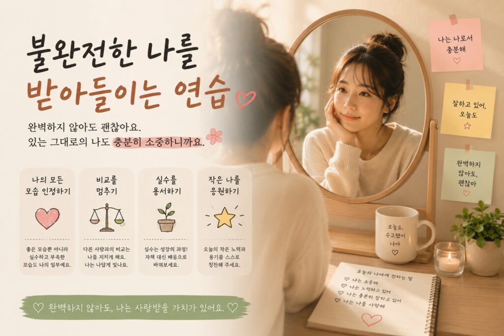 불완전한 나를 받아들이는 연습