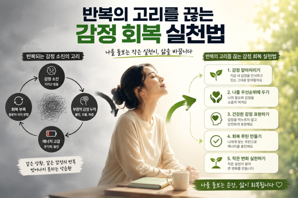반복의 고리를 끊는 감정 회복 실천법