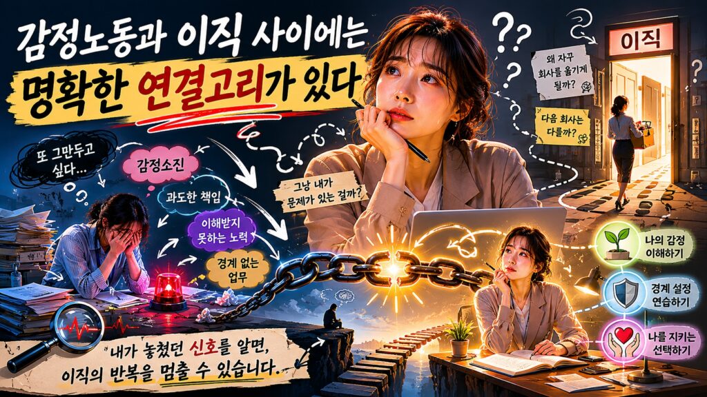 감정노동과 이직 사이에는 명확한 연결고리가 있다
