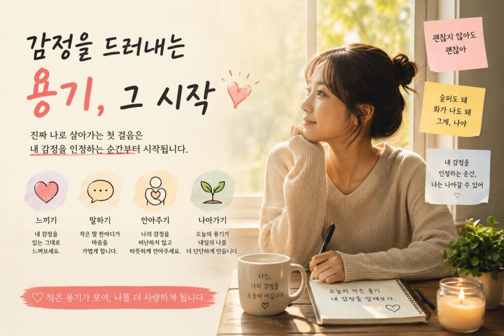 감정을 드러내는 용기, 그 시작