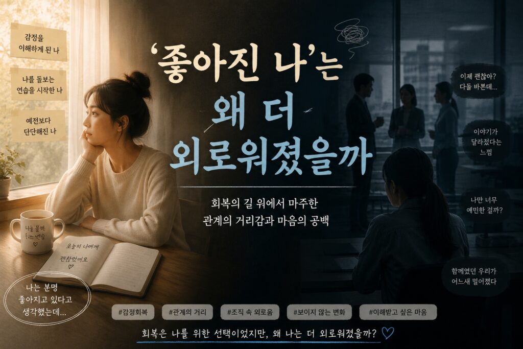 ‘좋아진 나’는 왜 더 외로워졌을까