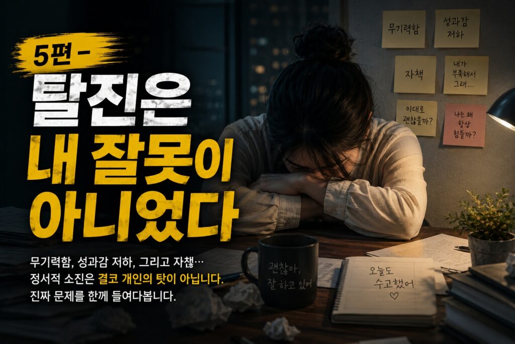 탈진은 내 잘못이 아니었다