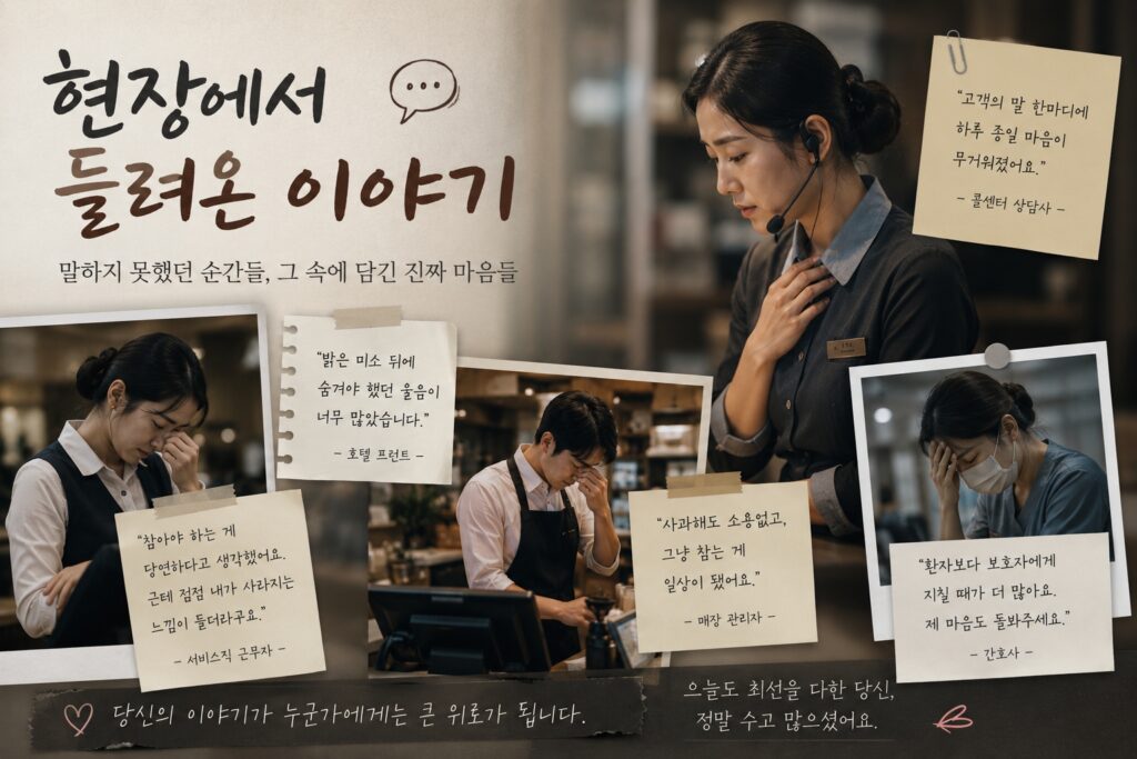 현장에서 들려온 이야기