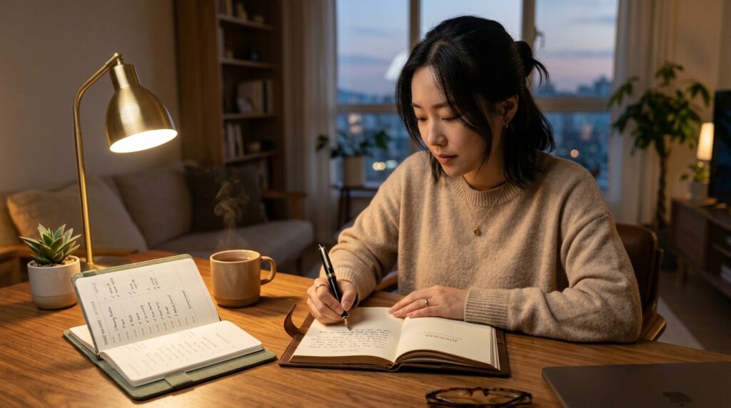 감정 기록과 루틴 – 내면을 돌아보는 ‘나만의 시간표’