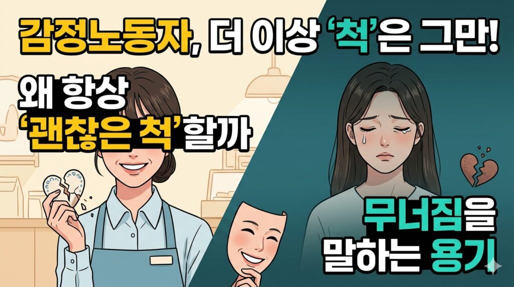 감정노동자가 괜찮은 척하는 이유와 감정 표현의 중요성