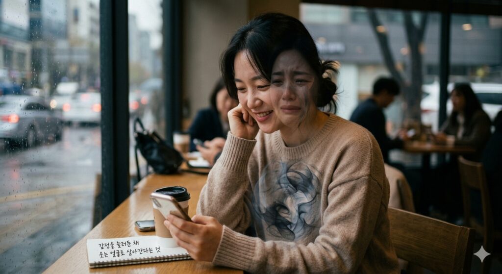 감정을 눌러둔 채 웃는 얼굴로 살아간다는 것