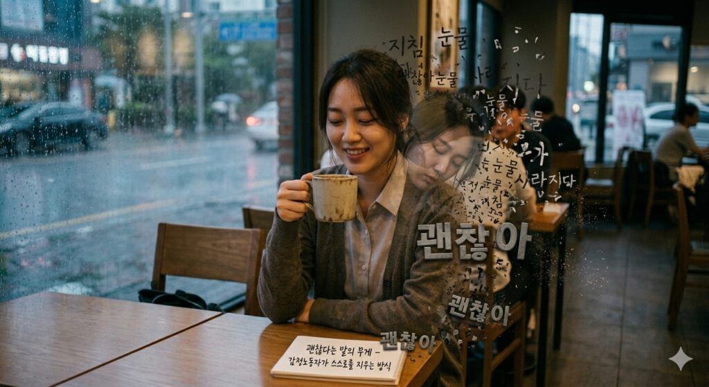 괜찮다는 말의 무게 – 감정노동자가 스스로를 지우는 방식