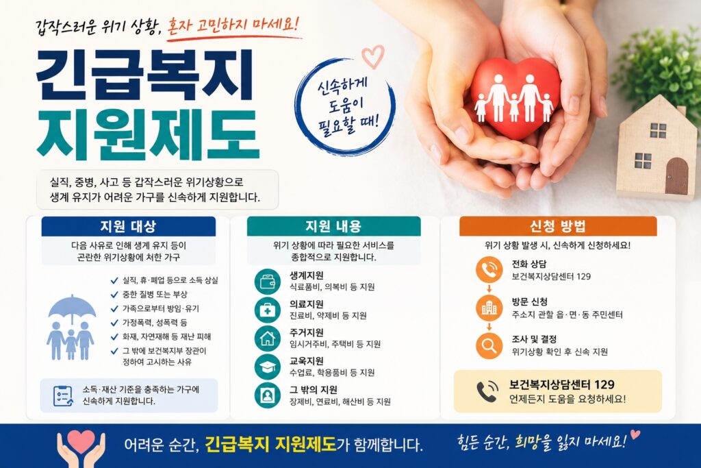 긴급복지 지원제도