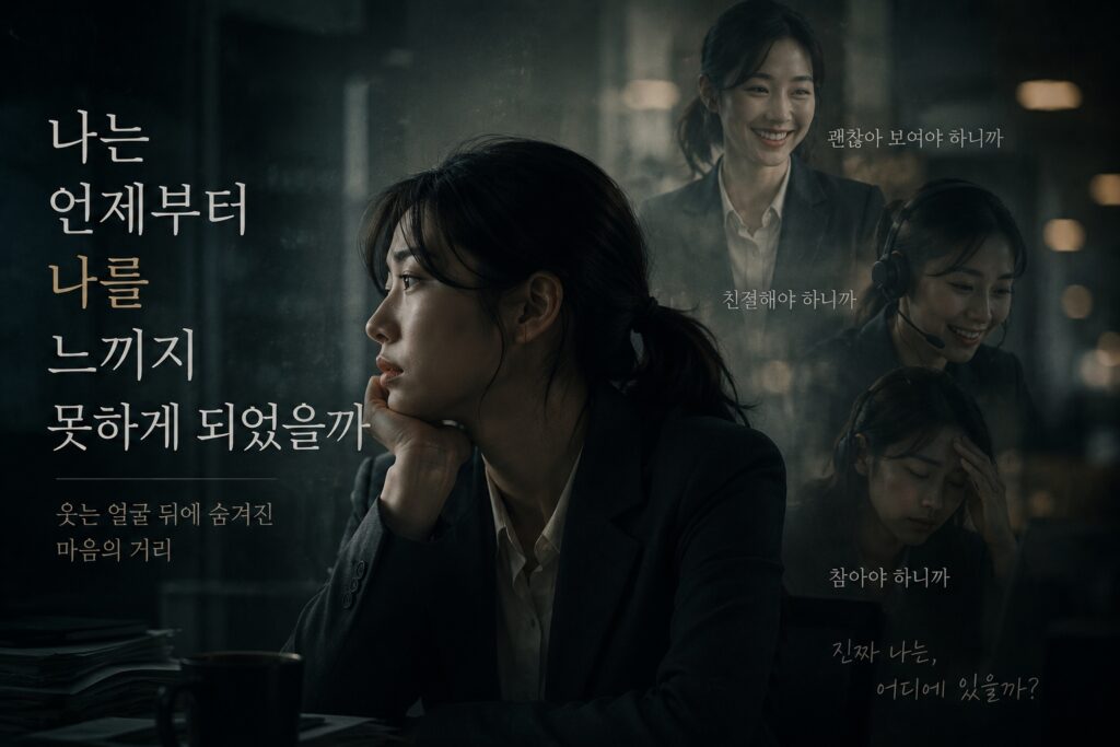나는 언제부터 나를 느끼지 못하게 되었을까
