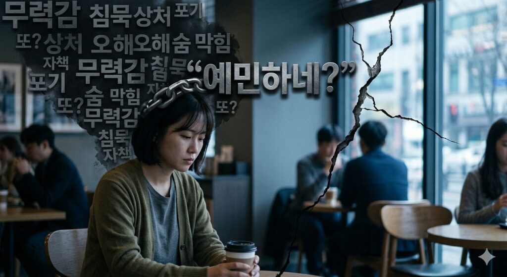 “예민하네?” 그 한마디가 주는 무력감