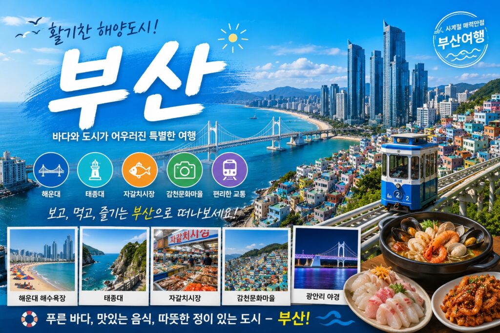 부산 – 활기찬 해양도시