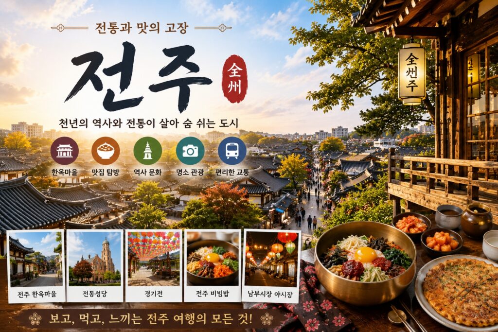 전주 – 전통과 맛의 고장