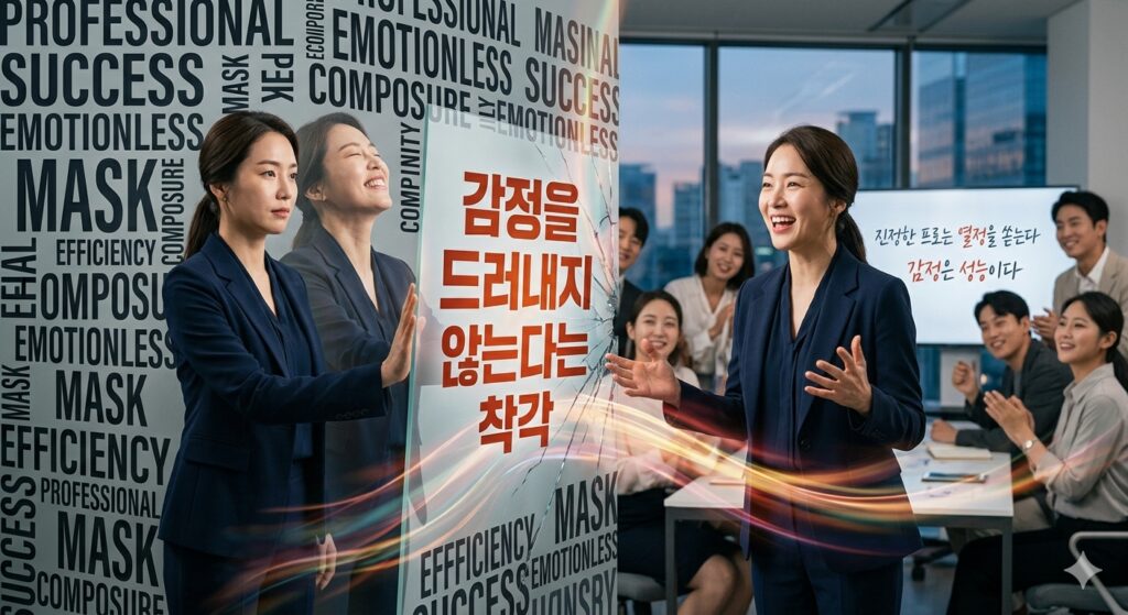 프로는 감정을 드러내지 않는다는 착각