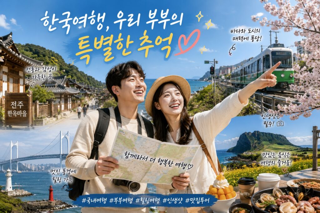 한국여행에서 20~30대들 부부