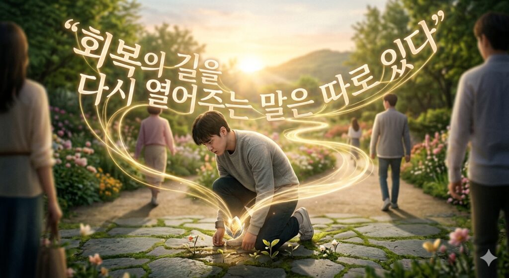 회복의 길을 다시 열어주는 말은 따로 있다