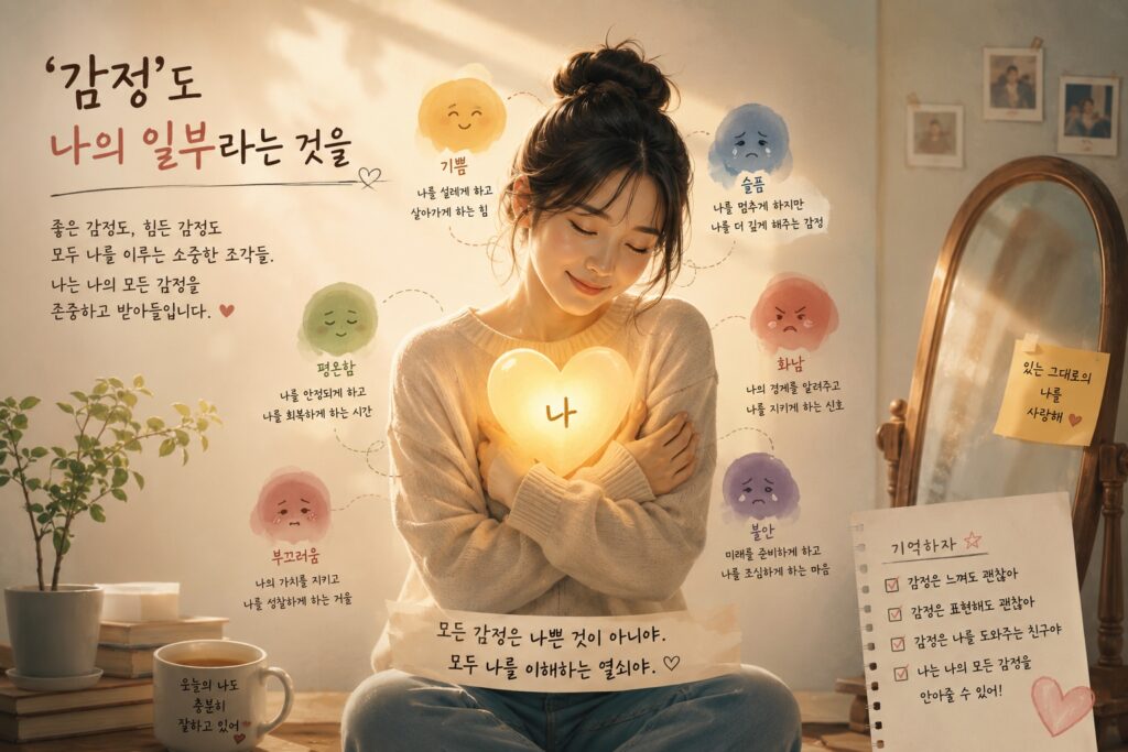 ‘감정’도 나의 일부라는 것을