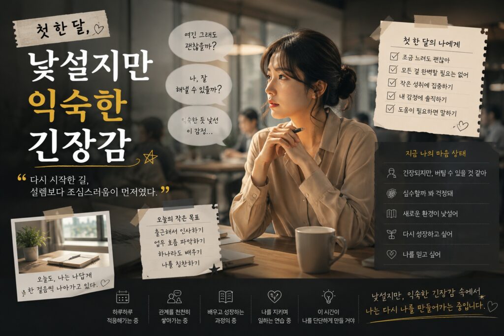 첫 한 달, 낯설지만 익숙한 긴장감