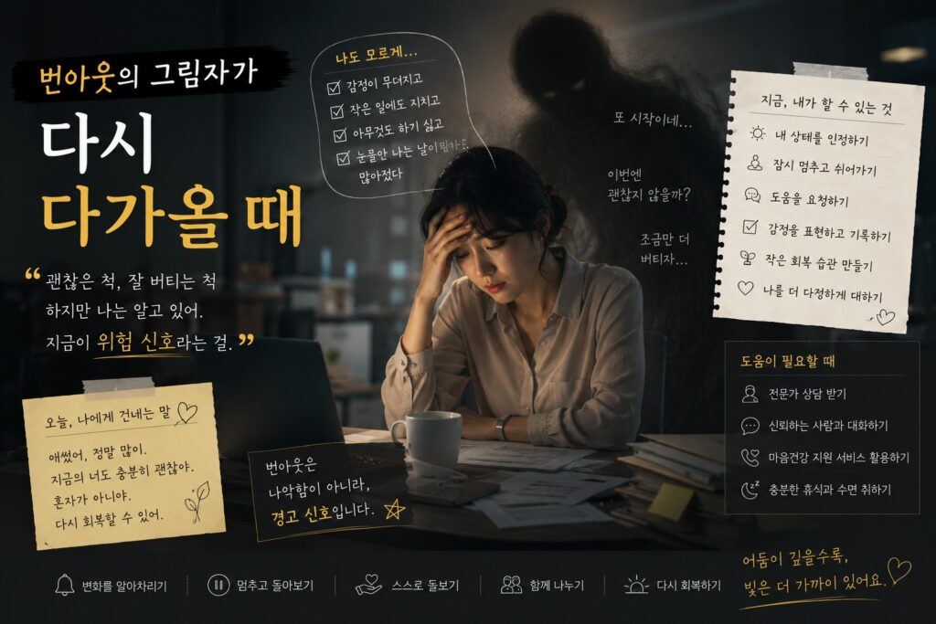 번아웃의 그림자가 다시 다가올 때