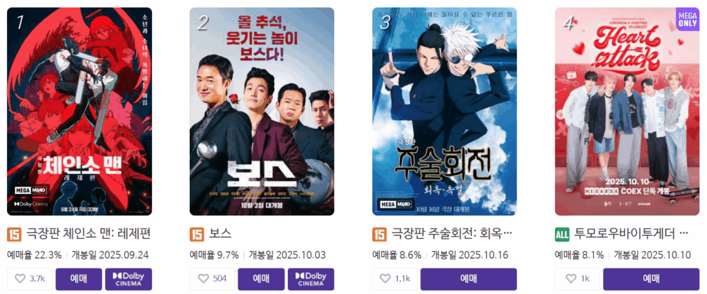 가을 극장가, 관객 선택의 포인트