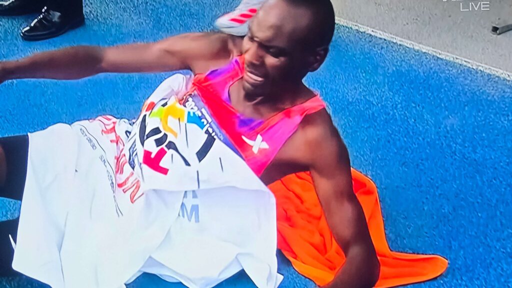 장애를 이기고 뛰어넘은 42.195km의 투혼