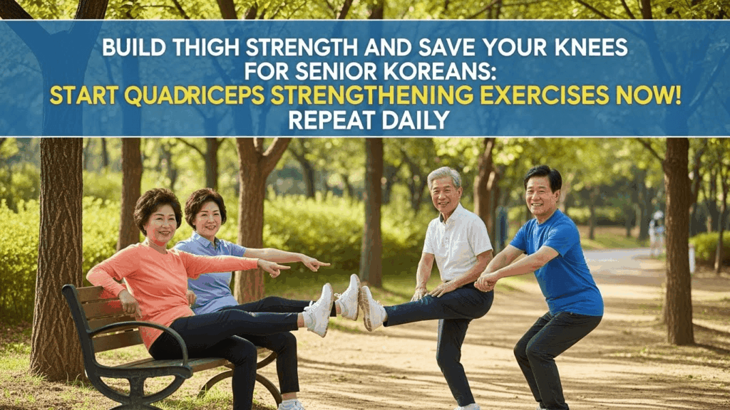 대퇴사두근 강화운동 바로 실행하기