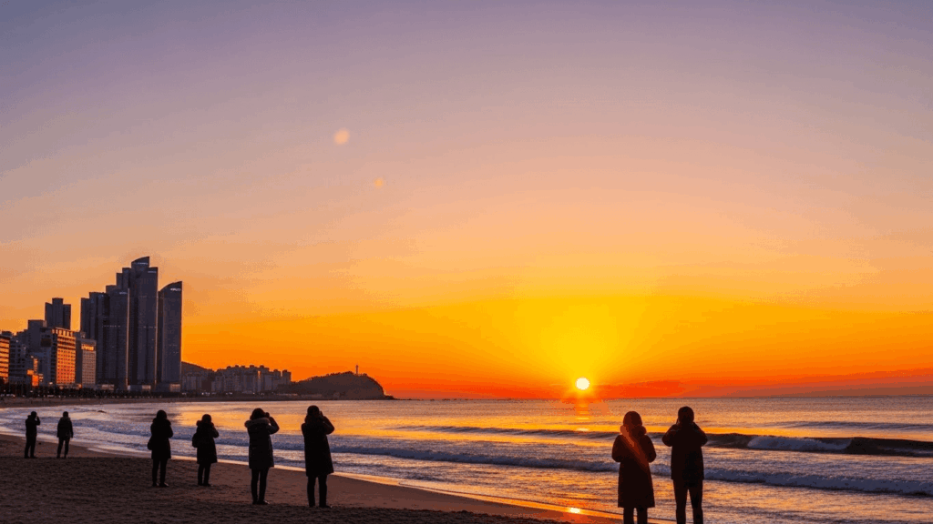 부산 해운대 - 도심 속 해돋이 축제