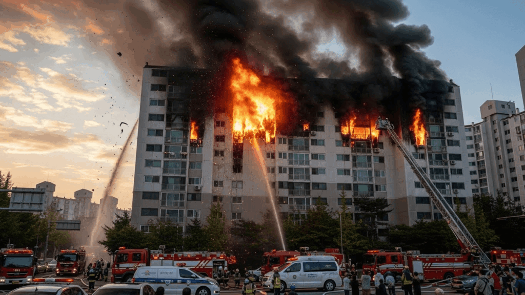 집에서 불 났을 때 어떻게 해야 하나요?