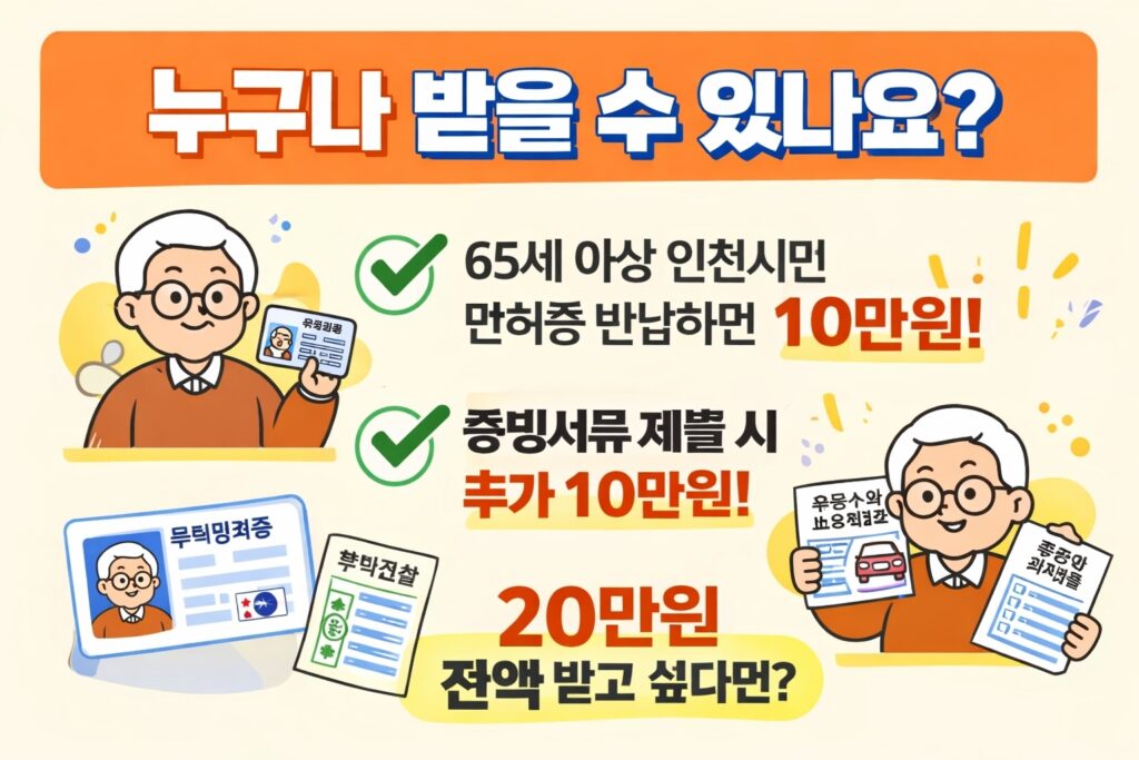 누구나 받을 수 있나요?
