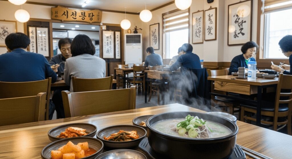 설렁탕 만드는 과정