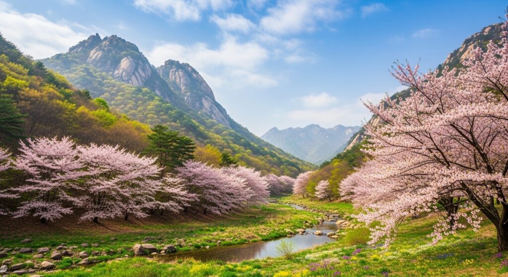 한국의 명산중 하나 월악산