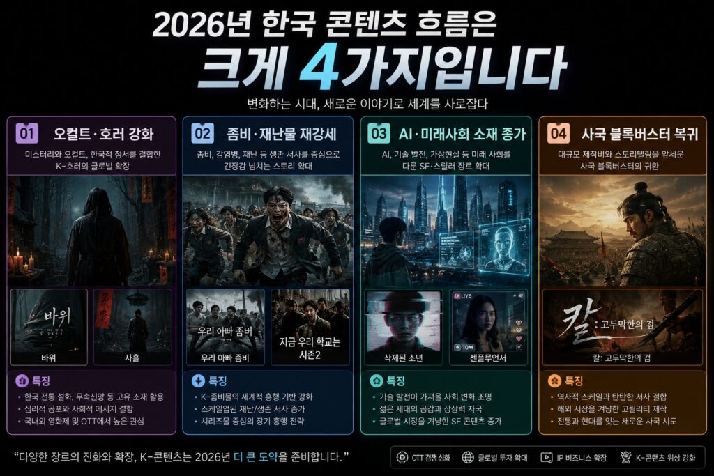 장르 트렌드 변화