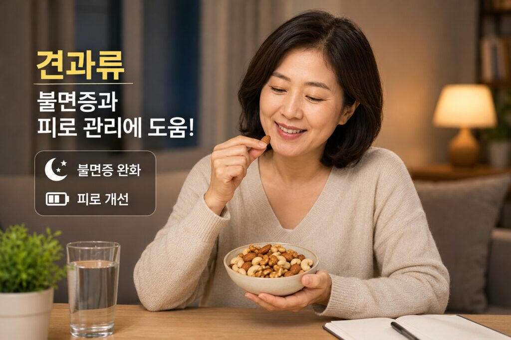 견과류 – 불면증과 피로 관리