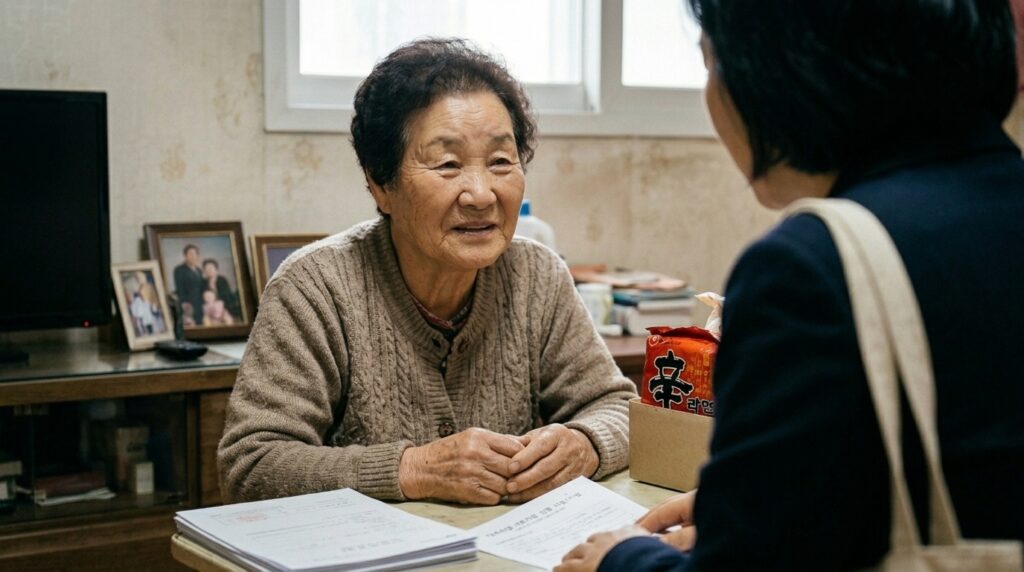 가족 관계 단절 여부 확인