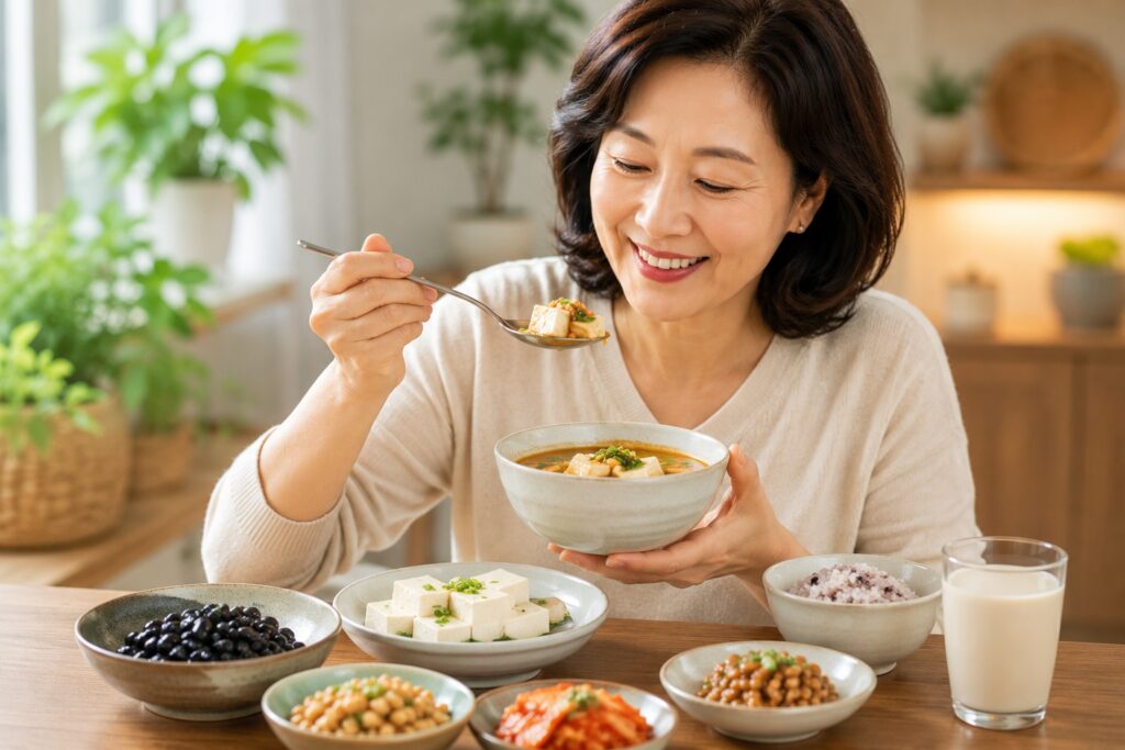 두부와 콩 음식 – 여성호르몬 균형에 도움