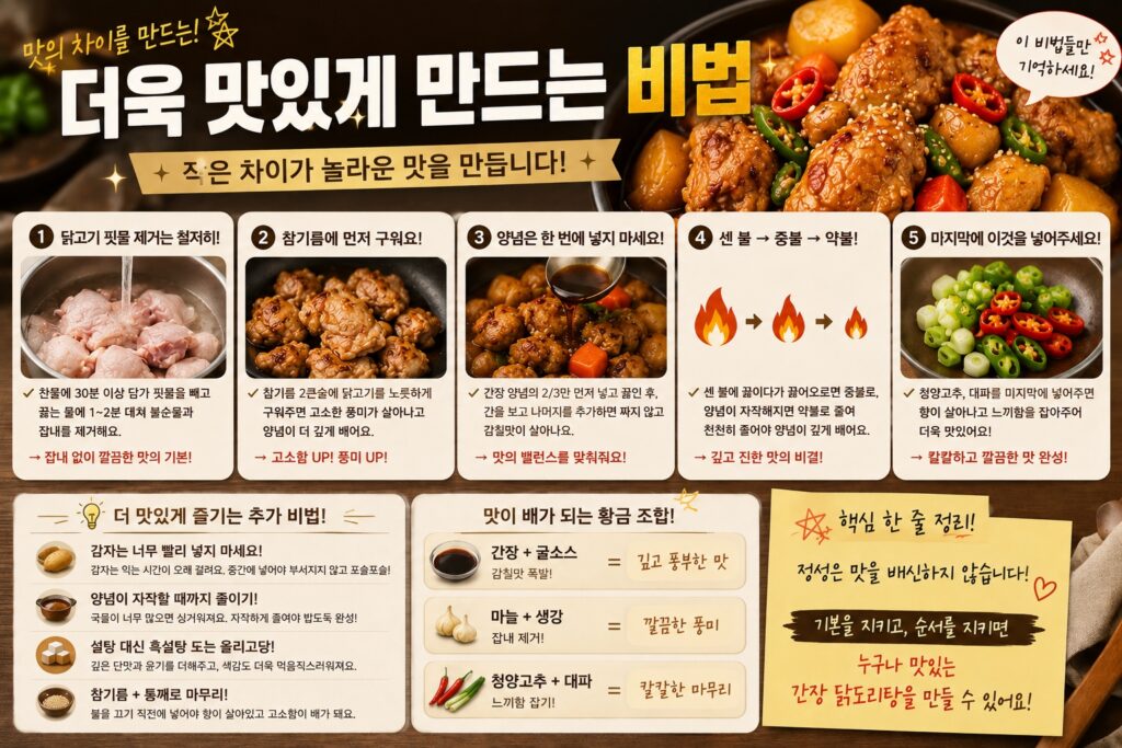 더욱 맛있게 만드는 비법