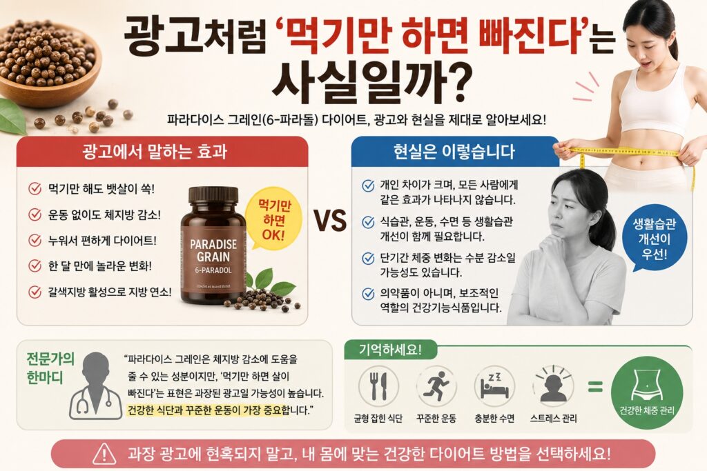 ‘먹기만 하면 빠진다’는 사실일까