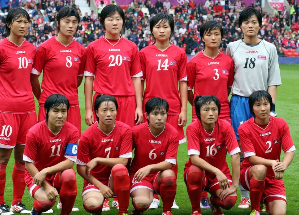 북한 여자축구팀