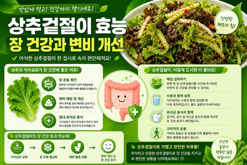 장 건강과 변비 개선