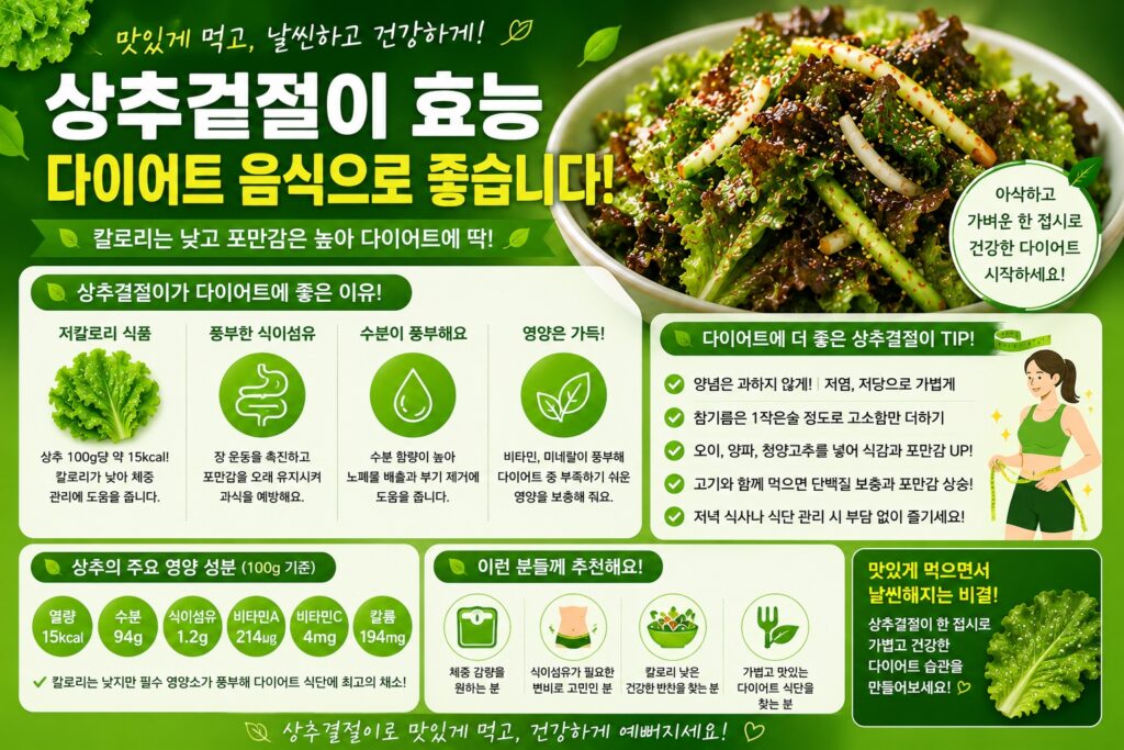 다이어트 음식으로 좋습니다