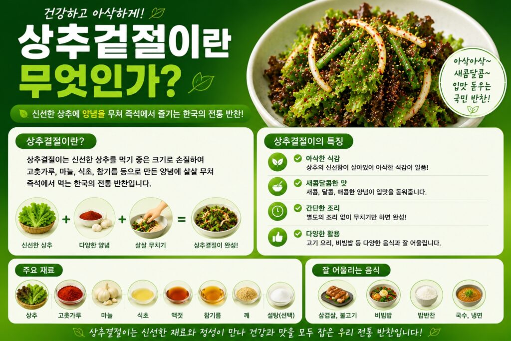 상추겉절이란 무엇인가