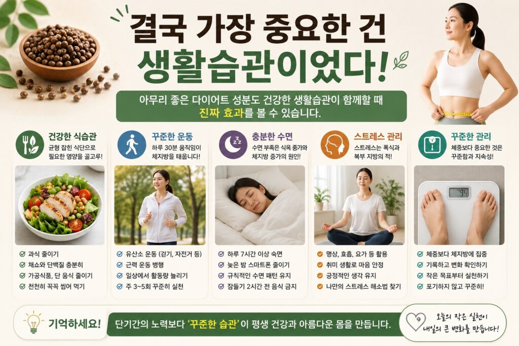가장 중요한 건 생활습관