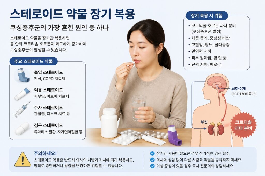 스테로이드 약물 장기 복용