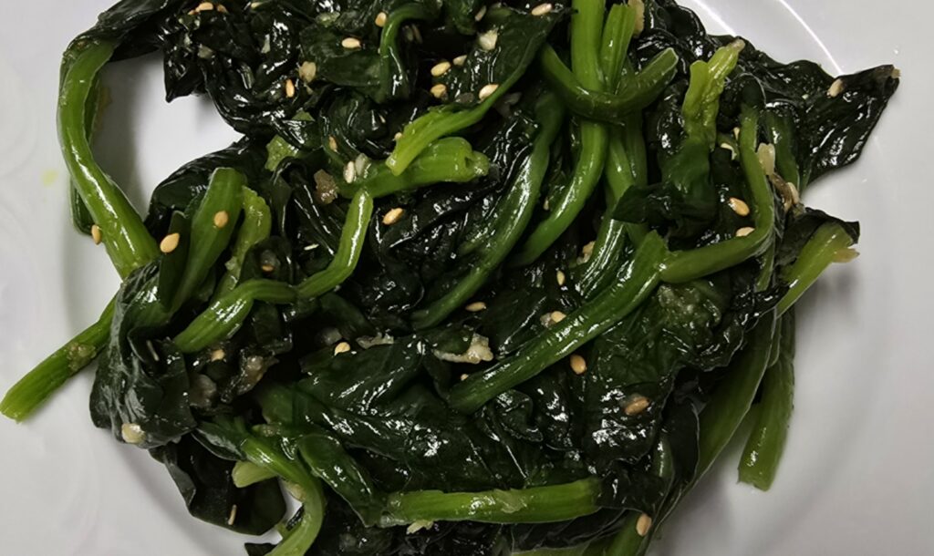 시금치 무침