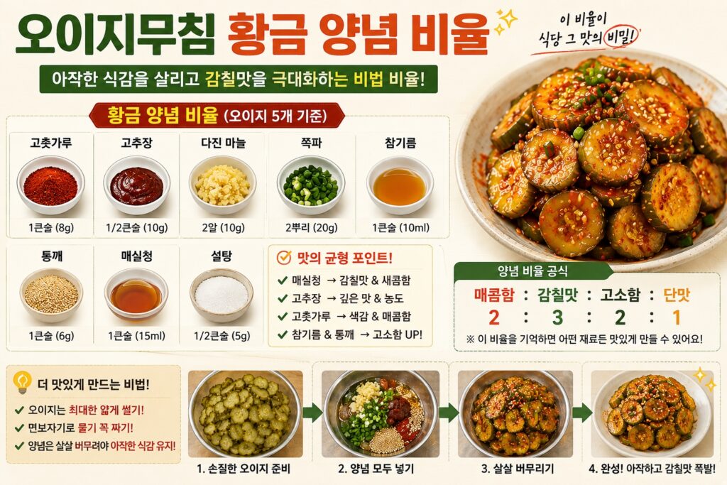 황금 양념 비율