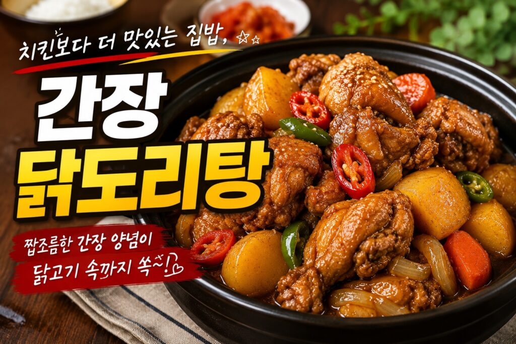 치킨보다 더 맛있는 집밥, 간장 닭도리탕